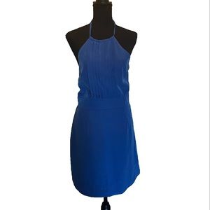 Banana Republic blue halter dress size 0P